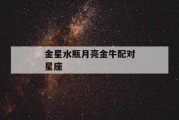 金星水瓶和金星金牛，金星金牛 金星水瓶