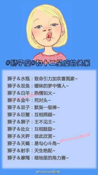 十二星座男和狮子女一见钟情，狮子座男和哪个星座女最合适