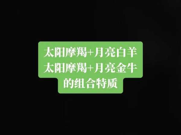 太阳摩羯月亮狮子男生，太阳狮子月亮摩羯和太阳摩羯月亮狮子